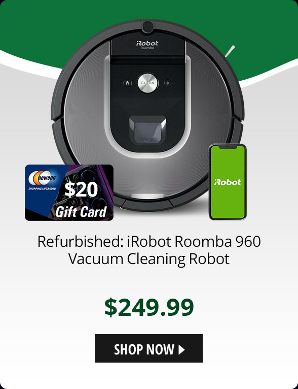 Refurbished: iRobot Roomba 960 Vacuum Cleaning Robot