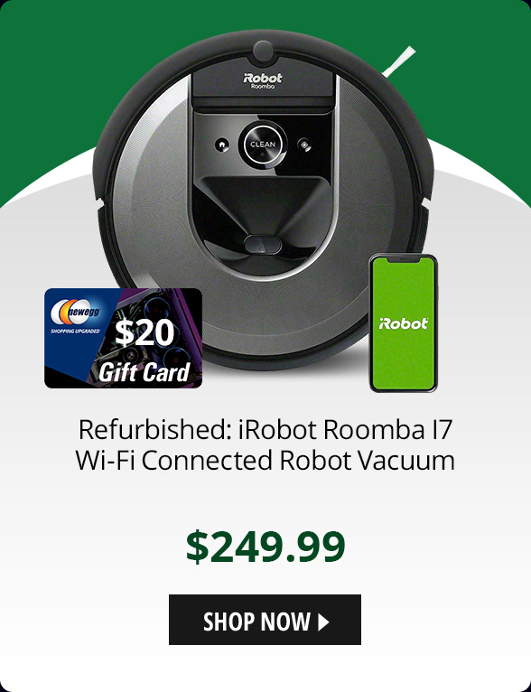 Refurbished: iRobot Roomba I7 Wi-Fi Connected Robot Vacuum