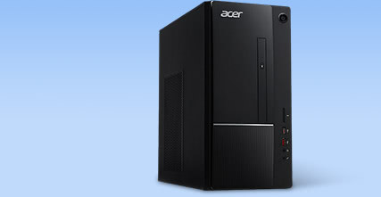 Acer Aspire T Intel Core i5-8400 (2.80 GHz) Desktop Computer, 8GB DDR4, 1TB HDD, Intel UHD Graphics 630