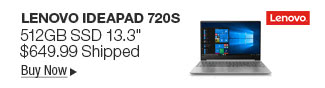 Newegg Flash - Lenovo Ideapad 720s 512GB SSD 13.3"