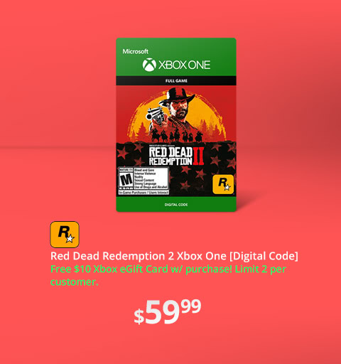 Red Dead Redemption 2 Xbox One [Digital Code]