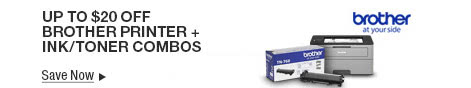 Brother - Up to $20 OFF Brother Printer + Ink/Toner Combos