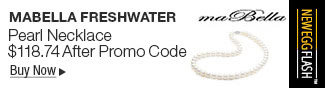 Newegg Flash - Mabella Freshwater Pearl Necklace