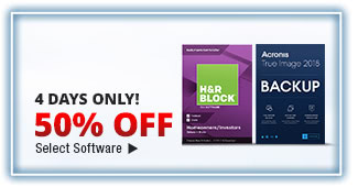 50% OFF SELECT SOFTWARE