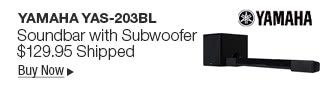 Newegg Flash - Yamaha YAS-203BL Soundbar with Subwoofer