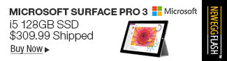 Newegg Flash - Microsoft Surface Pro 3 i5 128GB SSD