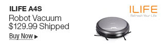 Newegg Flash - ILIFE A4s Robot Vacuum