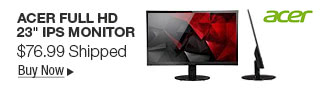 Newegg Flash - Acer Full HD 23" IPS Monitor