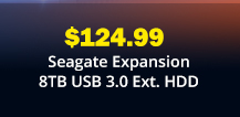 Seagate Expansion 8TB USB 3.0 Desktop External Hard Drive 