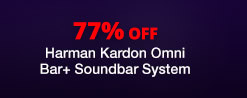 77% Off Harman Kardon Omni Bar+ Soundbar System