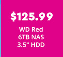 WD Red 6TB NAS 3.5 inch HDD