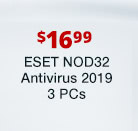 ESET NOD32 Antivirus 2019 3 PCs