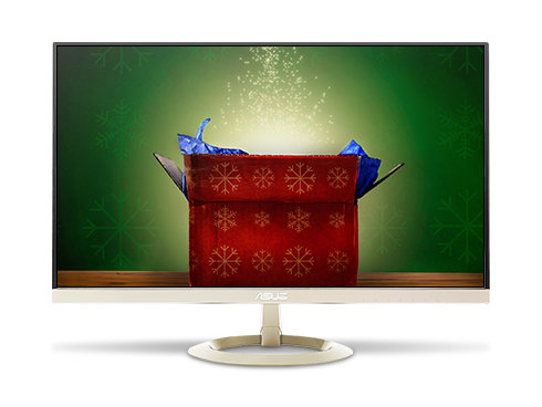 ASUS VZ27AQ 27" 2K 75Hz w/ Built-in Speakers Monitor, IPS Panel, Icicle Gold/ Blk