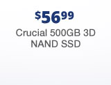 Crucial 500GB 3D NAND SSD