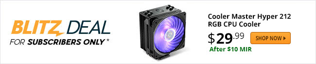Cooler Master Hyper 212 RGB Black Edition CPU Air Cooler