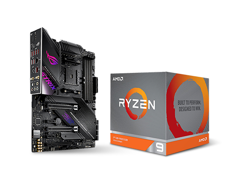 CPU AMD RYZEN 9 3900X 3.8G 70M + MB ASUS ROG STRIX X570-E GAMING