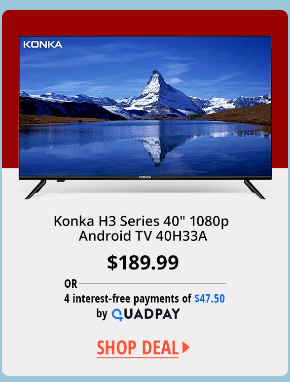 Konka H3 Series 40" 1080p Android TV 40H33A