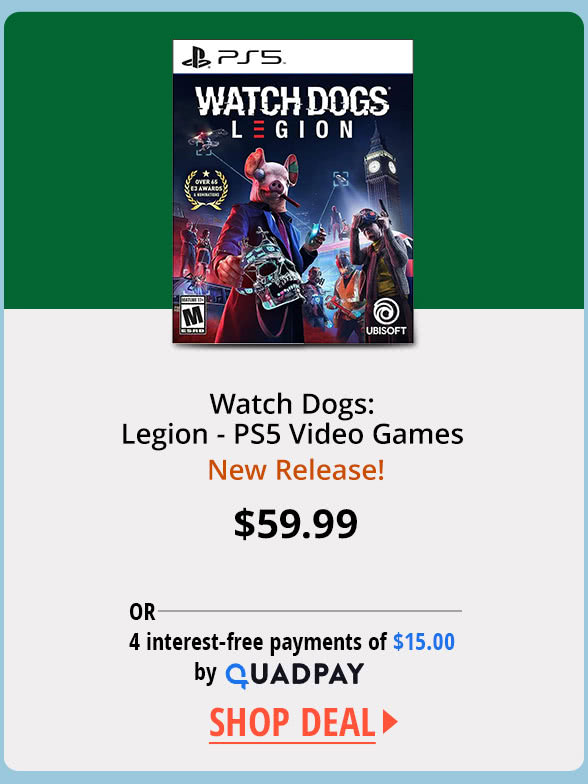 Watch Dogs: Legion - PS5 Video Games