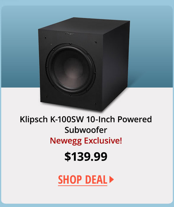 Klipsch K-100SW 10-Inch Powered Subwoofer