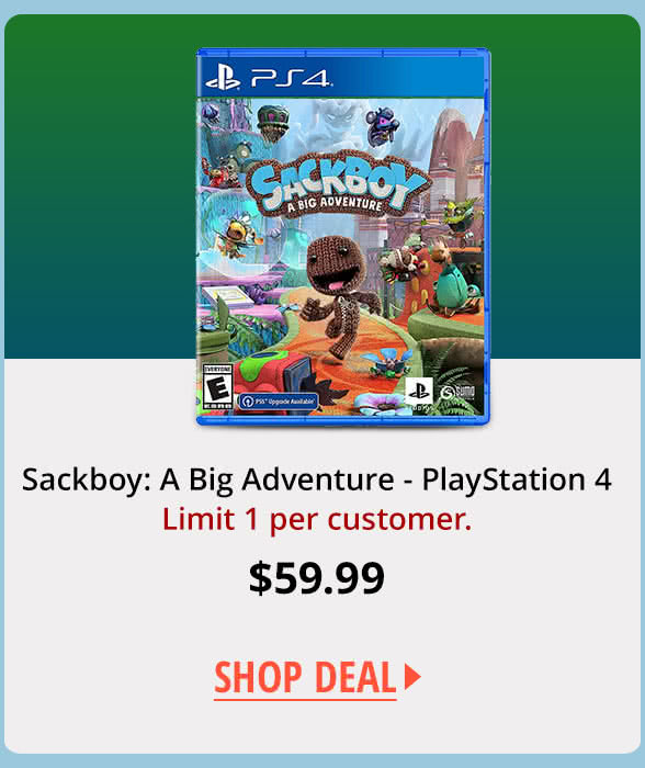 Sackboy: A Big Adventure - PlayStation 4