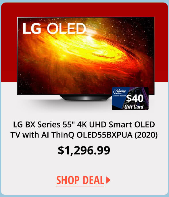 LG BX Series 55" 4K UHD Smart OLED TV with AI ThinQ OLED55BXPUA (2020)