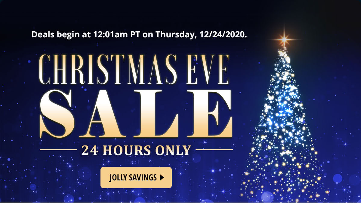 CHRISTMAS EVE SALE