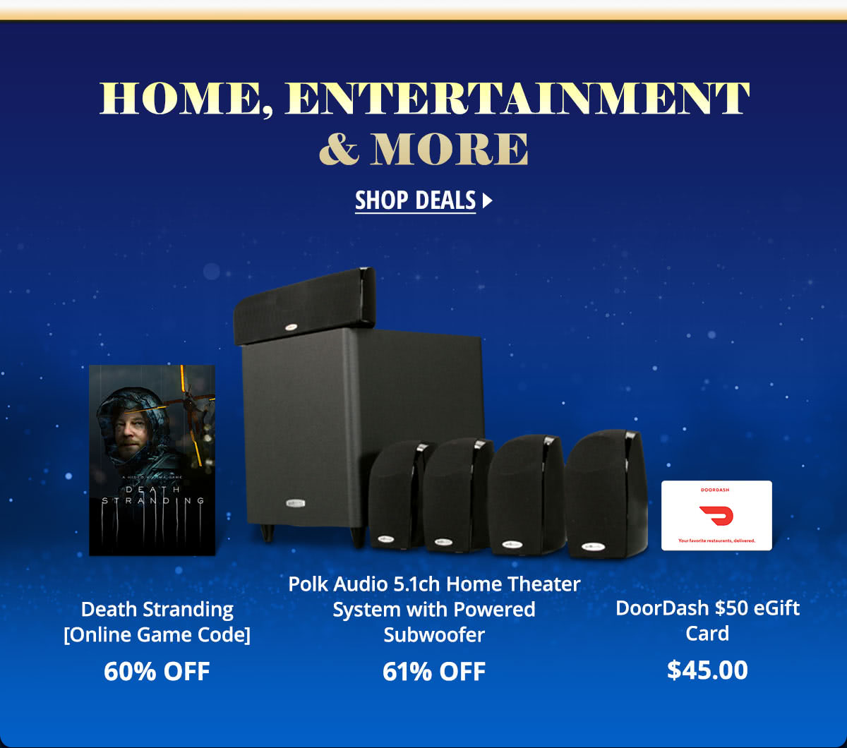 Home, Entertainment & More