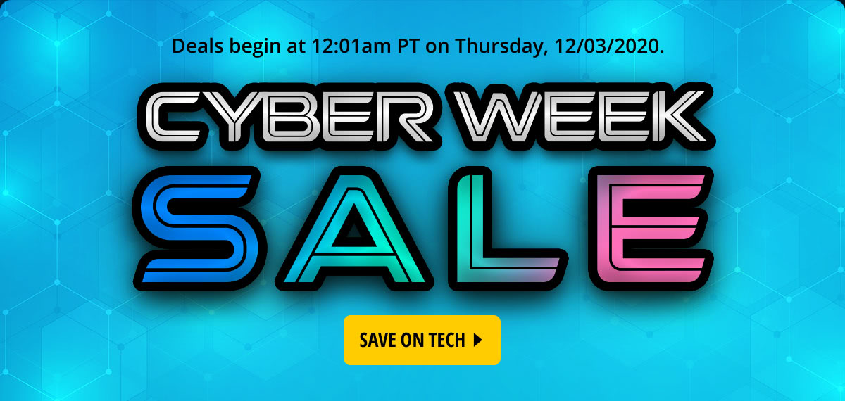 Cyber Week Sale