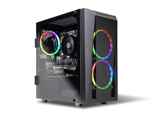 SkyTech Blaze II Gaming Desktop Ryzen 5 2600 GTX 1660 6G, 500GB SSD, 8GB DDR4, RGB