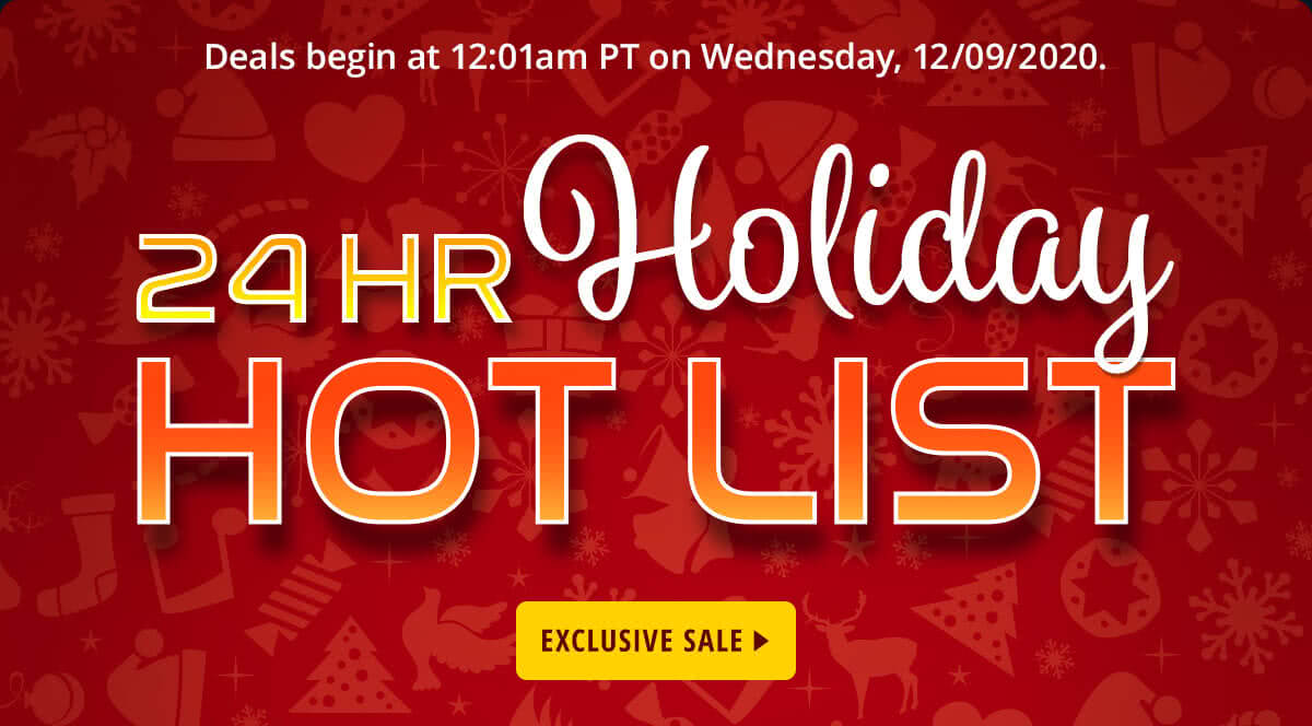 HOLIDAY HOT LIST