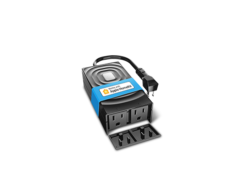 [Controlled by "Hey Siri"] meross Smart Wi-Fi Waterproof Outdoor Outlet, Apple Certified, meross App, Works with Apple HomeKit, Amazon Alexa, Google Assistant And SmartThings