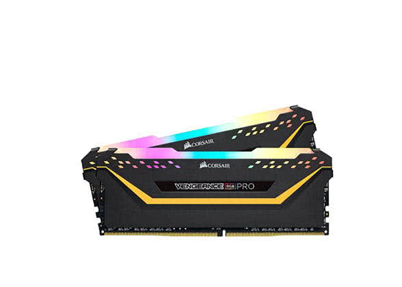 CORSAIR Vengeance RGB Pro 32GB (2 x 16GB) DDR4 3200 (PC4 25600) Intel XMP 2.0 Desktop Memory