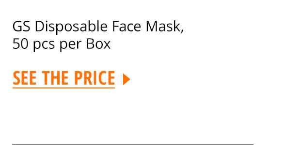 GS Disposable Face Mask, 50 pcs per Box