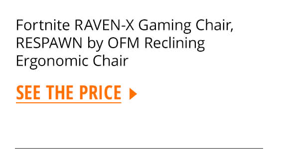 Fortnite RAVEN-X Gaming Chair, RESPAWN by OFM Reclining Ergonomic Chair