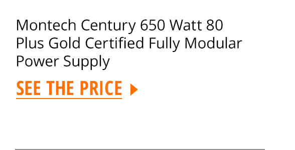 Montech Century 650 Watt 80 Plus Gold Certified Fully Modular Power Supply