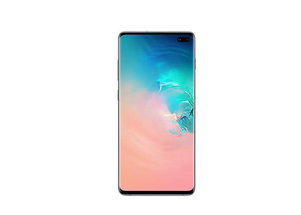 Samsung Galaxy S10+ 4G LTE Unlocked Cell Phone 6.4" Infinity Display Ceramic White 512GB 8GB RAM