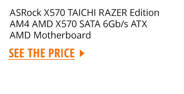 ASRock X570 TAICHI RAZER Edition AM4 AMD X570 SATA 6Gb/s ATX AMD Motherboard