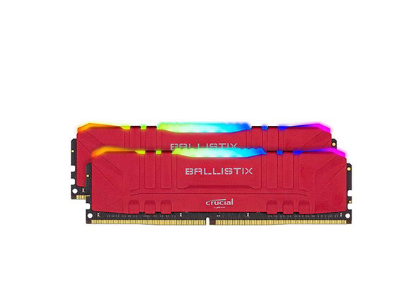 Crucial Ballistix RGB 16GB (2 x 8GB) DDR4 3200 (PC4 25600) Desktop Memory