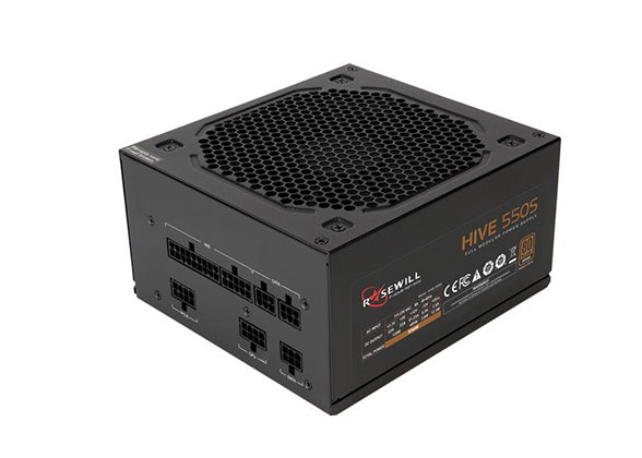 Rosewill Hive Series 550W Modular Gaming Power Supply, 80+ Bronze Certified, Single +12V Rail, SLI & CrossFire Ready