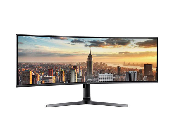 SAMSUNG C43J890 43" 3840 x 1200 Double FHD 120Hz HDMI DisplayPort USB Type-C 32:10 Curved Super Ultra-Wide Monitor