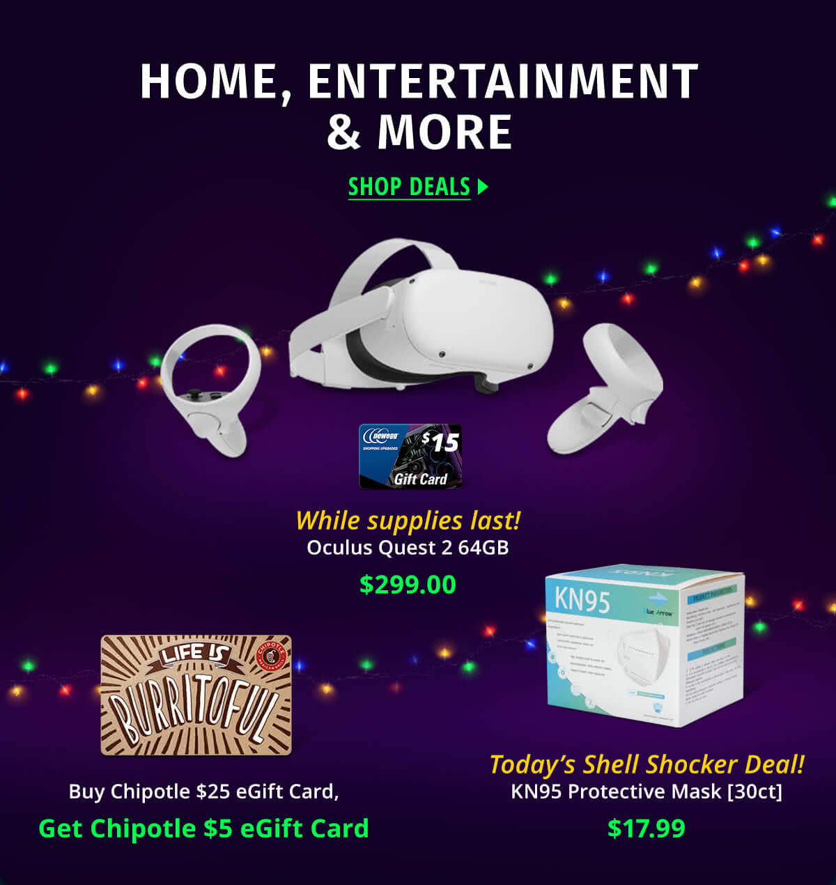 Home, Entertainment & More