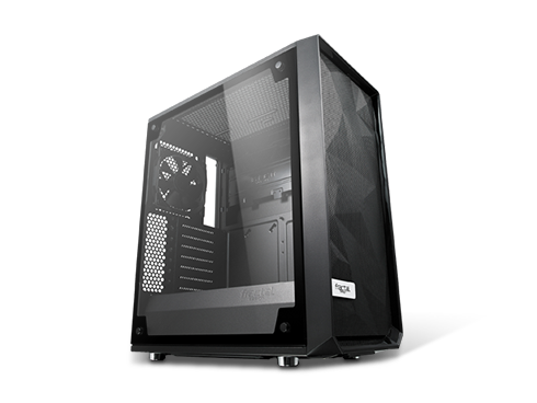 Fractal Design Meshify C Black ATX High-Airflow Compact Light Tint Tempered Glass Mid Tower Case