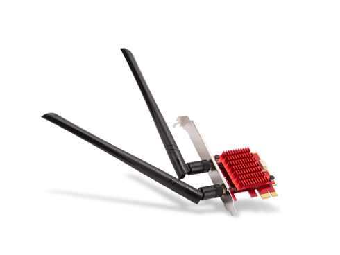 Rosewill PCI-e WiFi 6 Network Card AX3000Mbps Bluetooth 5.0 Adapter - Wireless PCI Express Wi-Fi Adapters 802.11AX AX200 2.4GHz/5.8GHz Dual Band Antenna for Windows 10