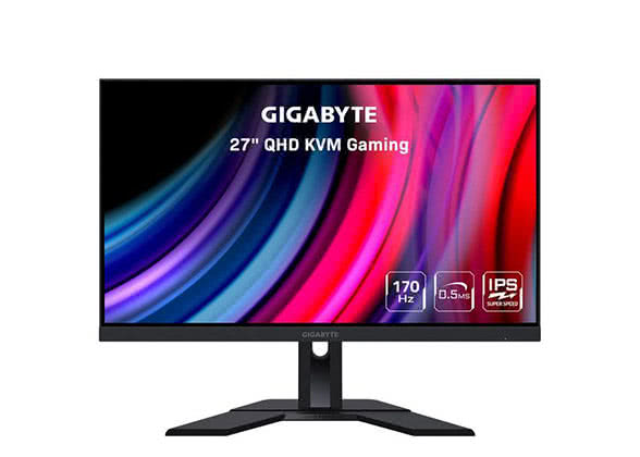 GIGABYTE M27Q 27" 170Hz 2560 x 1440 SS IPS 0.5ms (MPRT) KVM FreeSync Premium Gaming Monitor