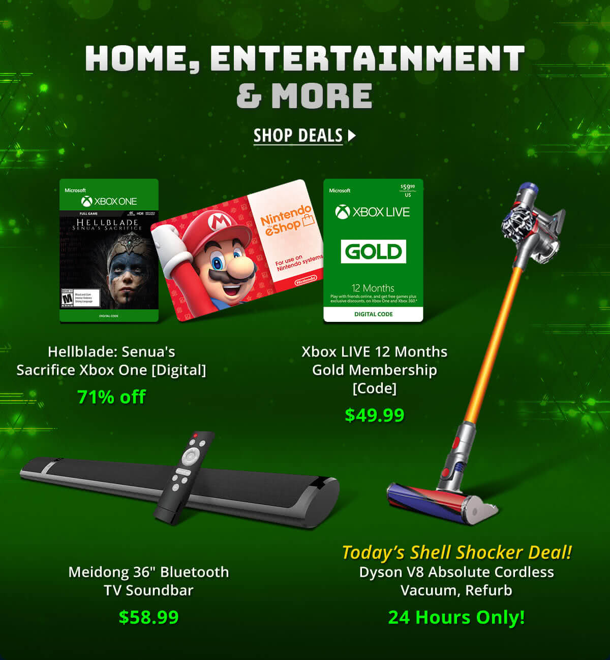 Home, Entertainment & More