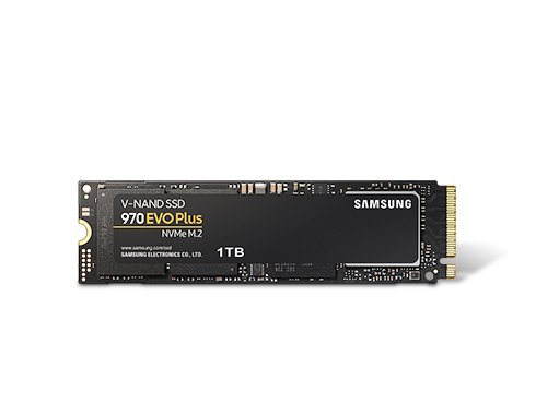 SAMSUNG 970 EVO PLUS M.2 2280 1TB PCIe Gen 3.0 x4, NVMe 1.3 V-NAND 3-bit MLC Internal Solid State Drive (SSD)