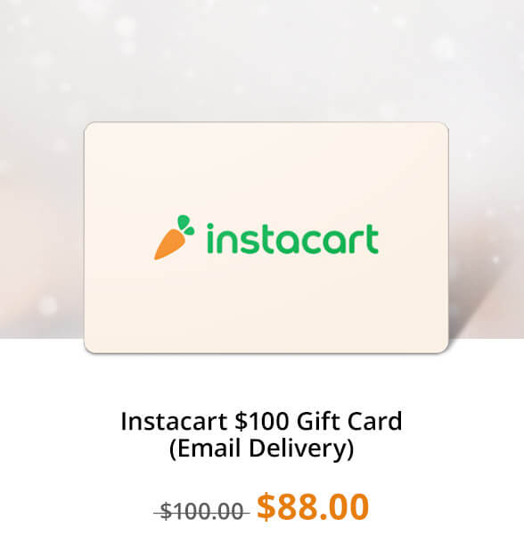 Instacart $100 Gift Card (Email Delivery)