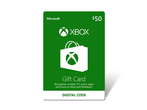 Xbox Gift Card $50 US (Email Delivery)