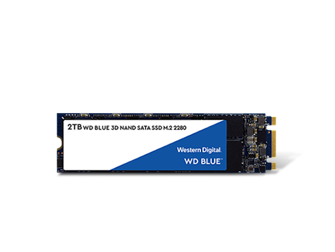 WD Blue 3D NAND 2TB Internal SSD - SATA III 6Gb/s M.2 2280 Solid State Drive - WDS200T2B0B