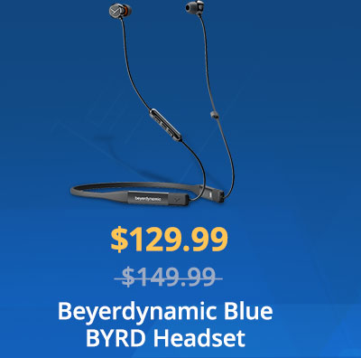 $129.99 Beyerdynamic Blue BYRD Headset